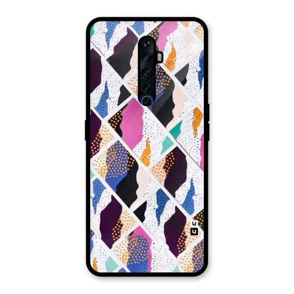 Abstract Polka Glass Back Case for Oppo Reno2 Z