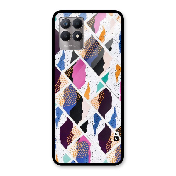 Abstract Polka Glass Back Case for Realme 8i