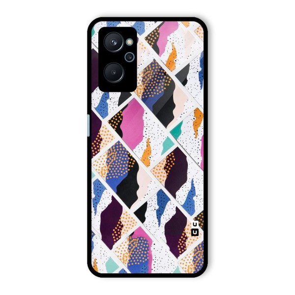 Abstract Polka Glass Back Case for Realme 9i