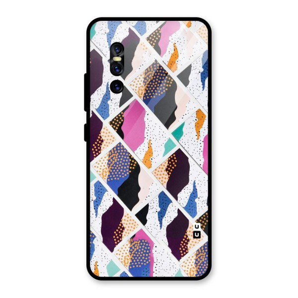 Abstract Polka Glass Back Case for Vivo V15 Pro