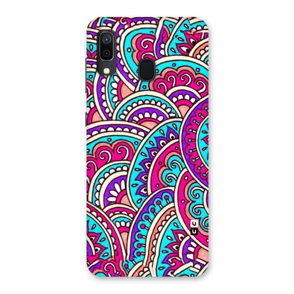 Abstract Rangoli Design Back Case for Galaxy A20