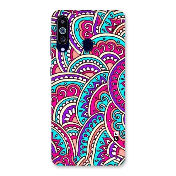 Abstract Rangoli Design Back Case for Galaxy A60