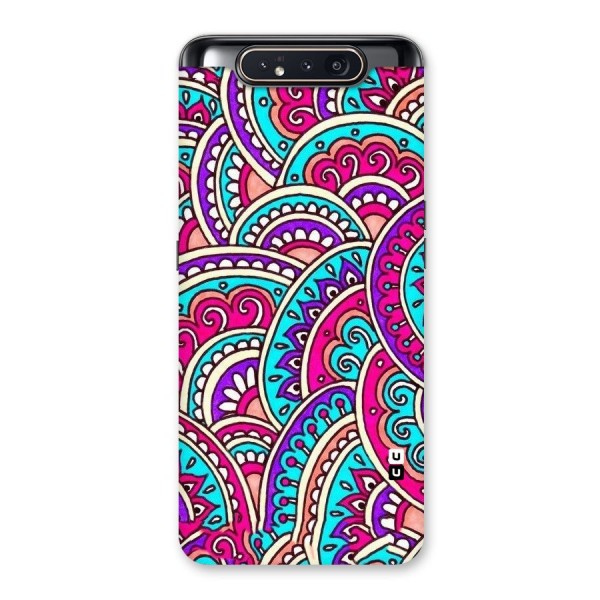 Abstract Rangoli Design Back Case for Galaxy A80