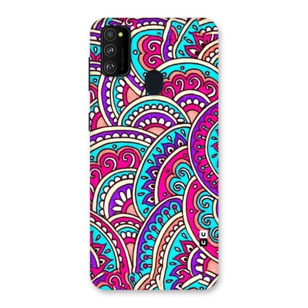 Abstract Rangoli Design Back Case for Galaxy M21