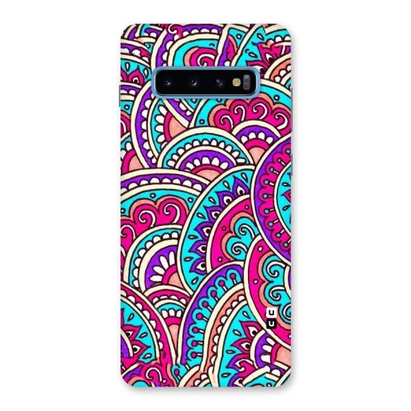 Abstract Rangoli Design Back Case for Galaxy S10 Plus