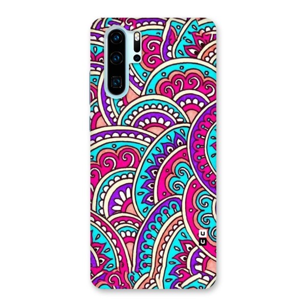 Abstract Rangoli Design Back Case for Huawei P30 Pro