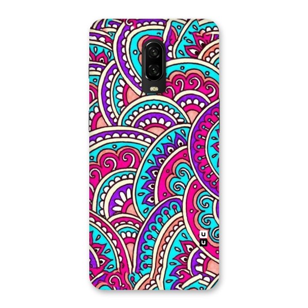 Abstract Rangoli Design Back Case for OnePlus 6T