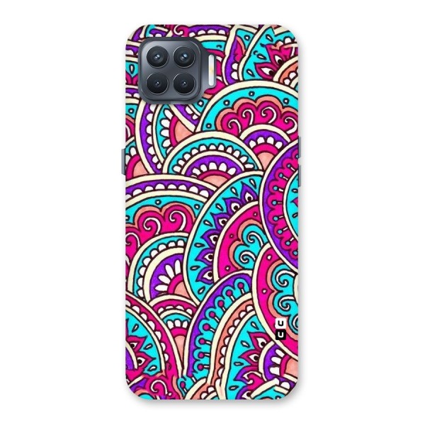 Abstract Rangoli Design Back Case for Oppo F17 Pro