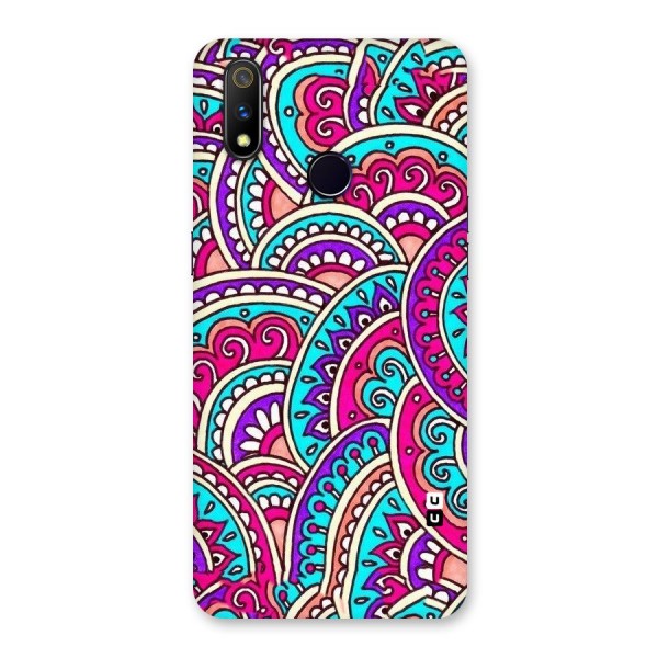 Abstract Rangoli Design Back Case for Realme 3 Pro