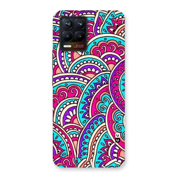 Abstract Rangoli Design Back Case for Realme 8