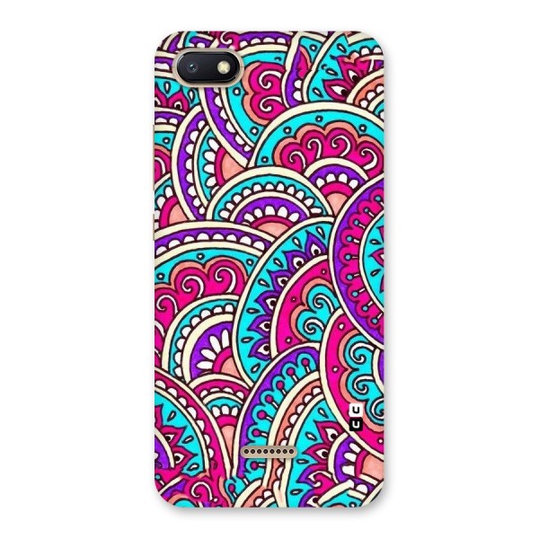 Abstract Rangoli Design Back Case for Redmi 6A