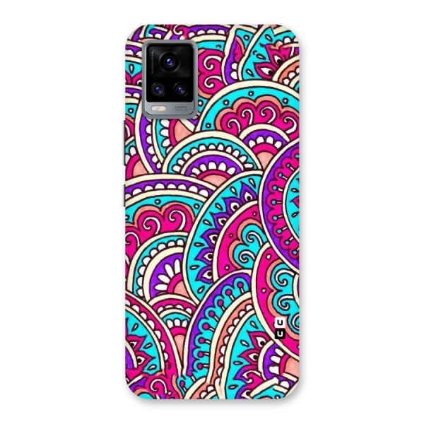 Abstract Rangoli Design Back Case for Vivo V20