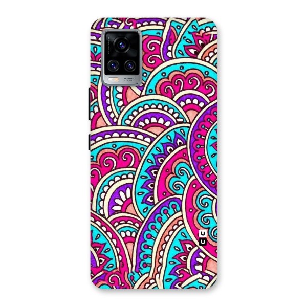 Abstract Rangoli Design Back Case for Vivo V20 Pro