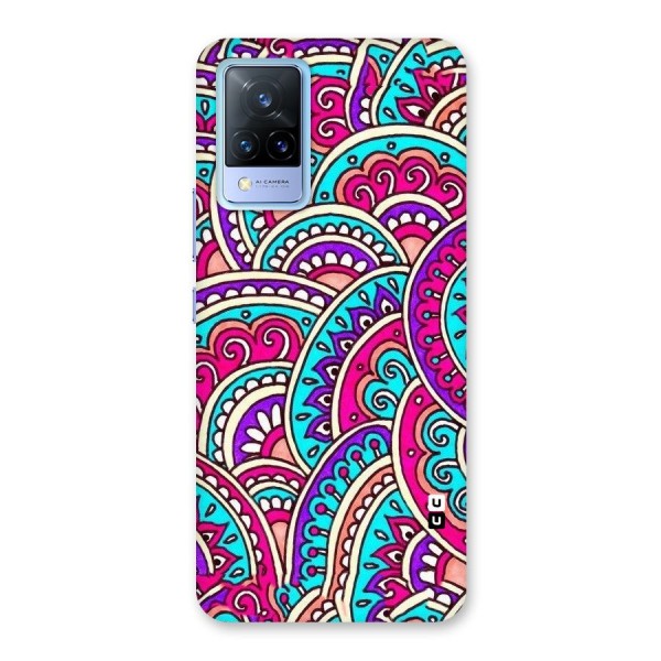 Abstract Rangoli Design Back Case for Vivo V21 5G