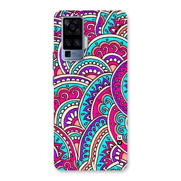 Abstract Rangoli Design Back Case for Vivo X50 Pro