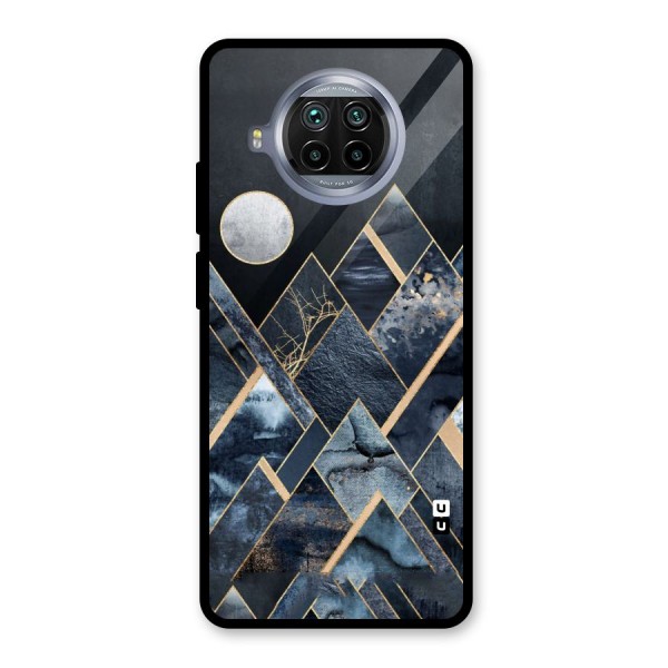 Abstract Scenic Design Glass Back Case for Mi 10i