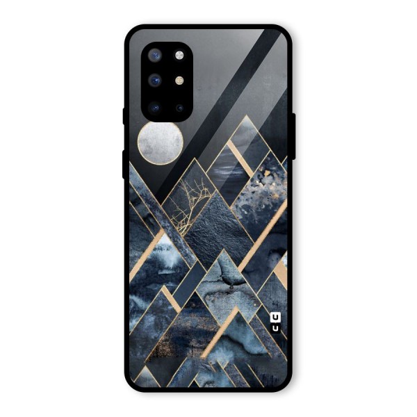 Abstract Scenic Design Glass Back Case for OnePlus 8T