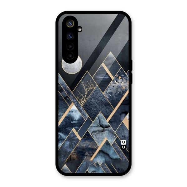 Abstract Scenic Design Glass Back Case for Realme 6