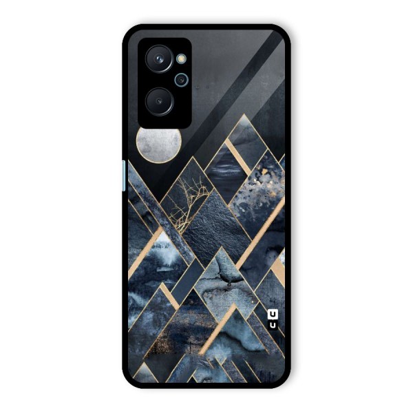 Abstract Scenic Design Glass Back Case for Realme 9i