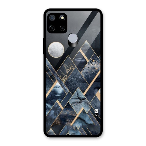 Abstract Scenic Design Glass Back Case for Realme C15