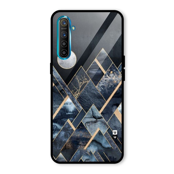 Abstract Scenic Design Glass Back Case for Realme XT