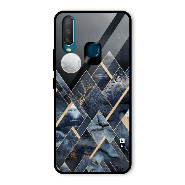 Abstract Scenic Design Glass Back Case for Vivo Y12