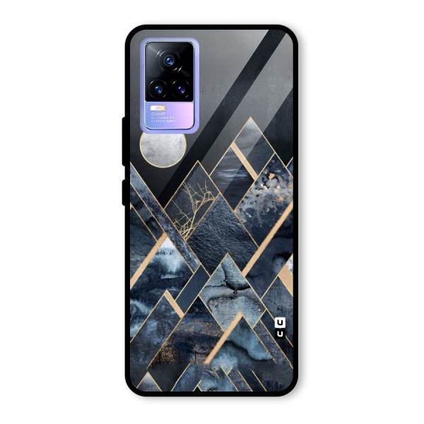 Abstract Scenic Design Glass Back Case for Vivo Y73