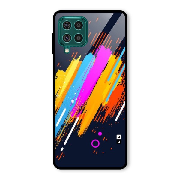 Abstract Shades Glass Back Case for Galaxy F62