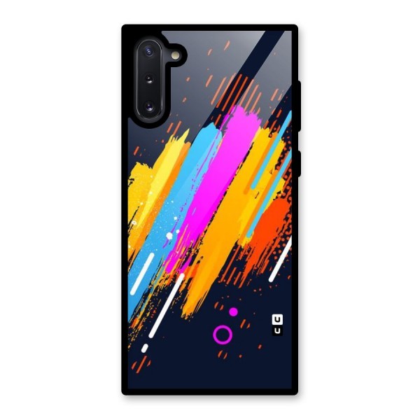 Abstract Shades Glass Back Case for Galaxy Note 10