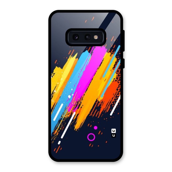 Abstract Shades Glass Back Case for Galaxy S10e