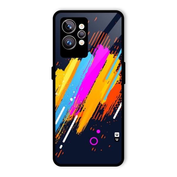 Abstract Shades Glass Back Case for Realme GT2 Pro