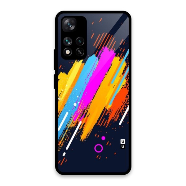 Abstract Shades Glass Back Case for Xiaomi 11i 5G