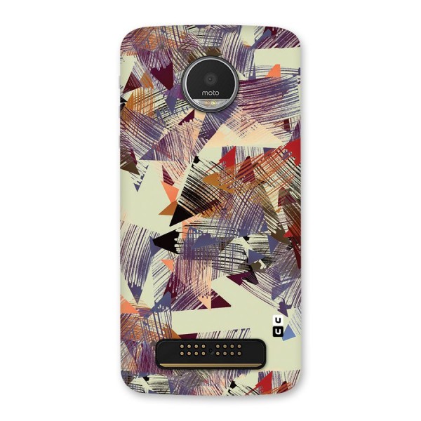 Abstract Sketch Back Case for Moto Z Play