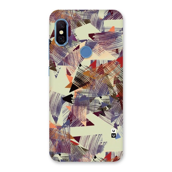 Abstract Sketch Back Case for Redmi Note 6 Pro