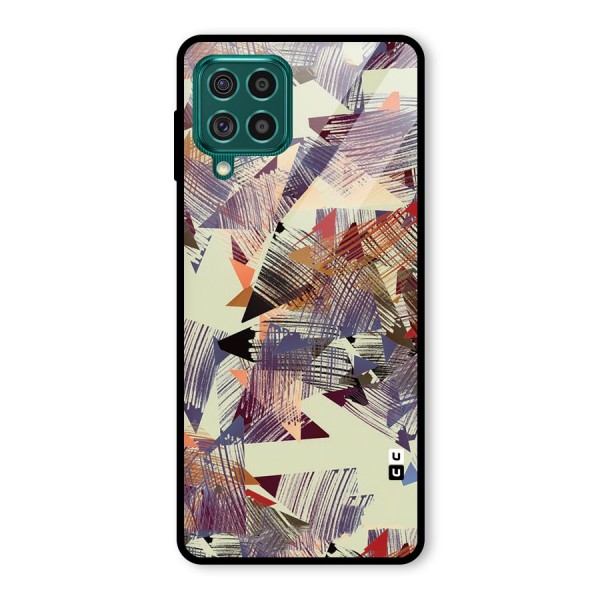 Abstract Sketch Glass Back Case for Galaxy F62