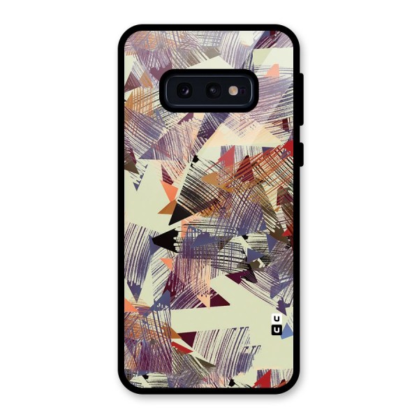 Abstract Sketch Glass Back Case for Galaxy S10e