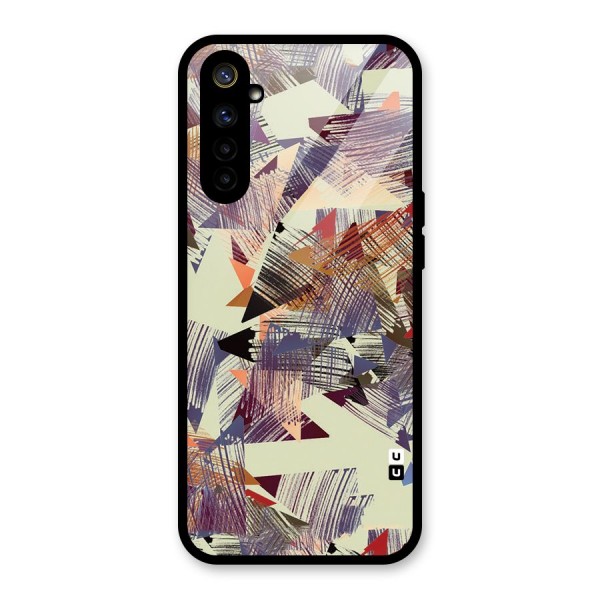 Abstract Sketch Glass Back Case for Realme 6