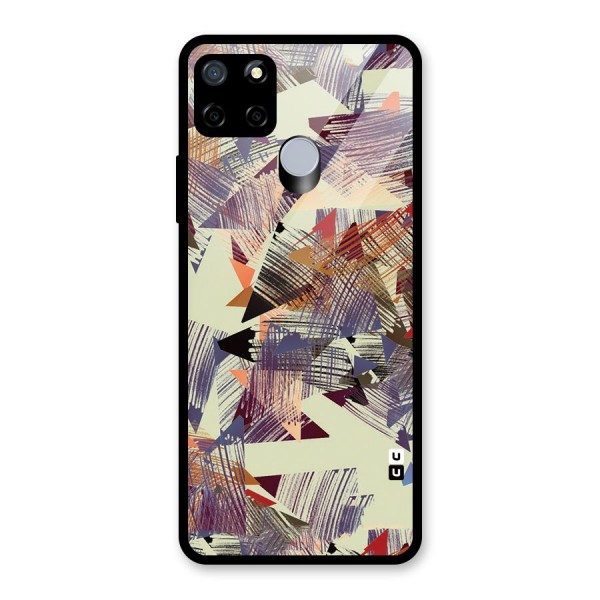 Abstract Sketch Glass Back Case for Realme C12