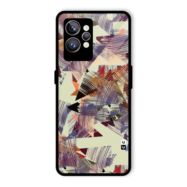 Abstract Sketch Glass Back Case for Realme GT2 Pro