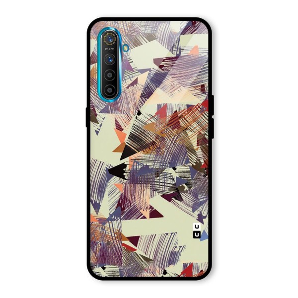 Abstract Sketch Glass Back Case for Realme XT