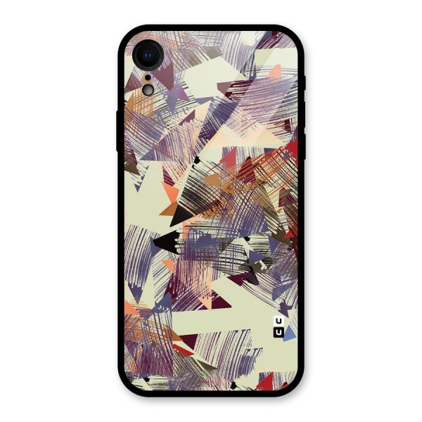 Abstract Sketch Glass Back Case for XR