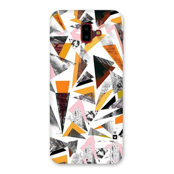 Abstract Sketchy Triangles Back Case for Galaxy J6 Plus