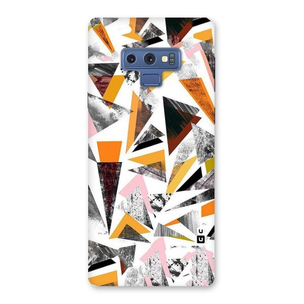 Abstract Sketchy Triangles Back Case for Galaxy Note 9