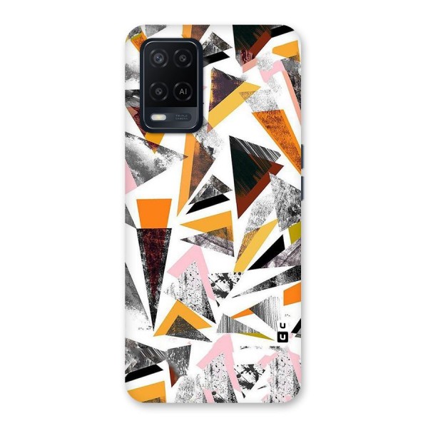 Abstract Sketchy Triangles Back Case for Oppo A54