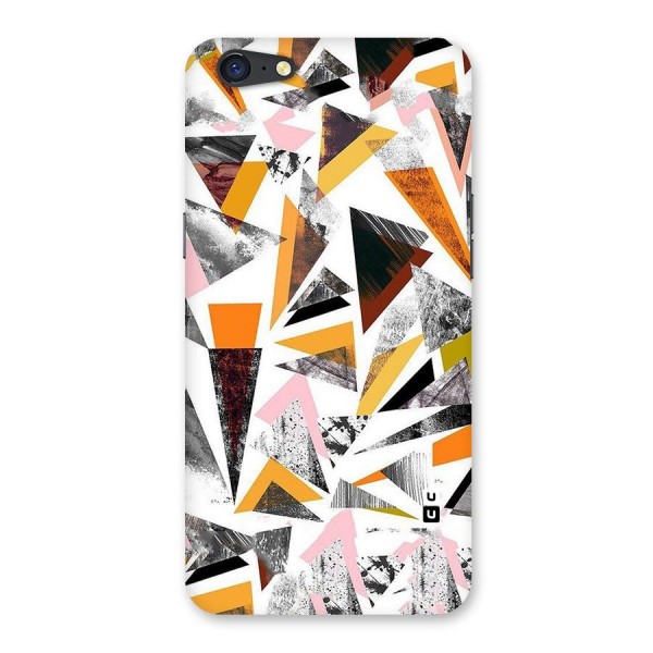 Abstract Sketchy Triangles Back Case for Oppo A71