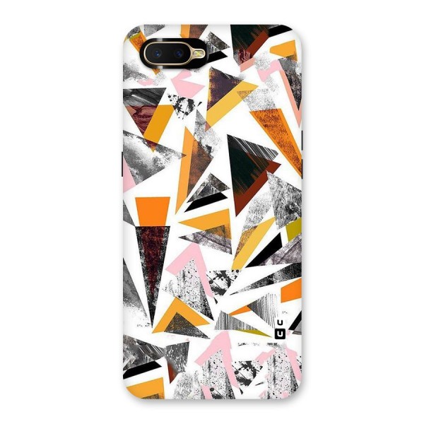 Abstract Sketchy Triangles Back Case for Oppo K1