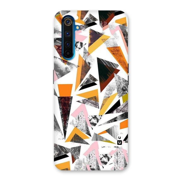 Abstract Sketchy Triangles Back Case for Realme 6 Pro