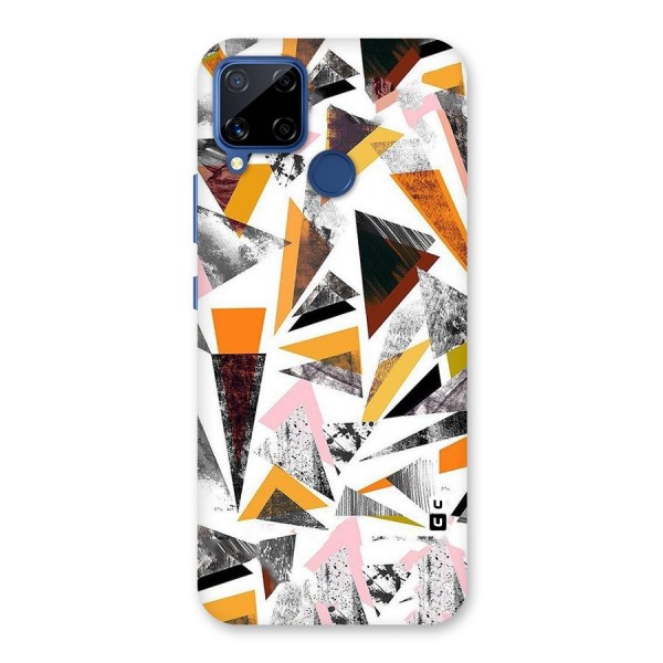 Abstract Sketchy Triangles Back Case for Realme C12