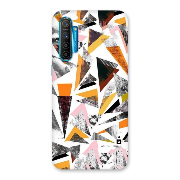 Abstract Sketchy Triangles Back Case for Realme XT