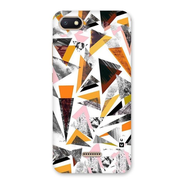 Abstract Sketchy Triangles Back Case for Redmi 6A